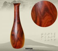海南黄花梨花瓶——密度极佳