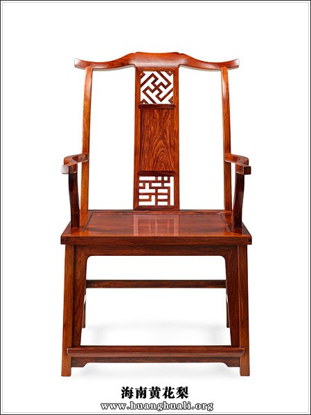 伍炳亮作品:海南黄花梨全榫卯可拆装四出头官帽椅